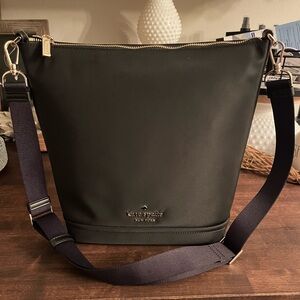 Kate Spade Chelsea Duffle Crossbody Bag, Black NWT